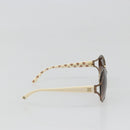 CELINE Sunglasses Metal Bronze Gold Auth hk3845-4