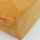 LOUIS VUITTON Monogram Vernis Reade MM Handtas Beige M91141 LV Auth hk3847-14