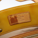 LOUIS VUITTON Monogram Vernis Reade MM Handtas Beige M91141 LV Auth hk3847-10