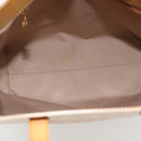 LOUIS VUITTON Monogram Vernis Reade MM Handtas Beige M91141 LV Auth hk3847-11