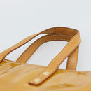 LOUIS VUITTON Monogram Vernis Reade MM Handtas Beige M91141 LV Auth hk3847-8