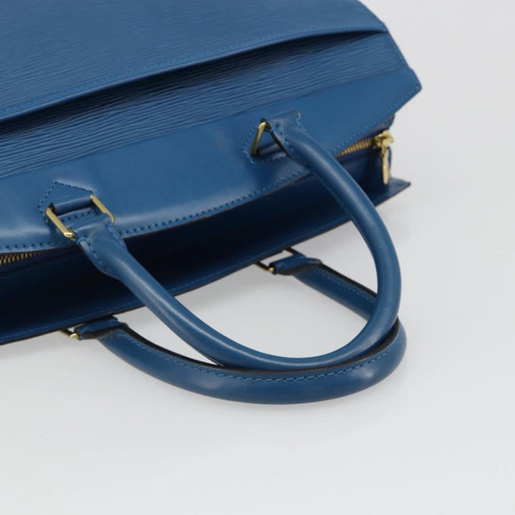LOUIS VUITTON Epi Riviera Hand Bag Blue M48185 LV Auth hk3848