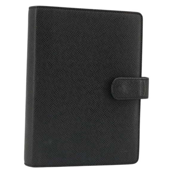 LOUIS VUITTON Taiga Leather Agenda MM Planner Cover Ardoise R20222 Auth hk3849