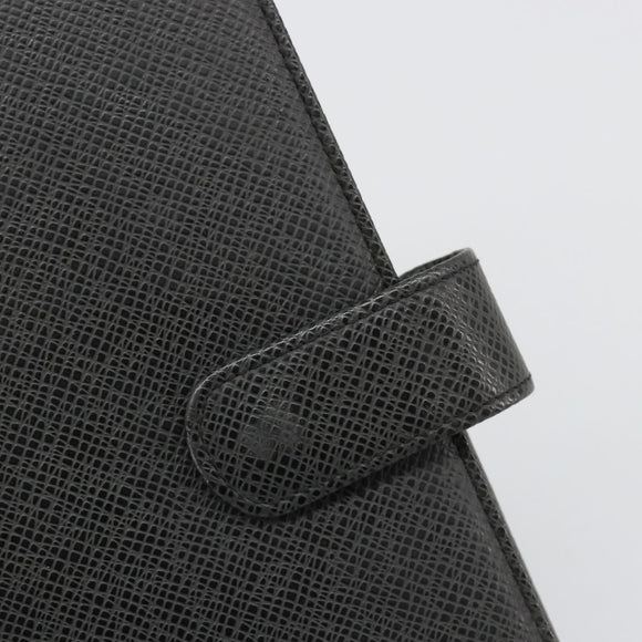 LOUIS VUITTON Taiga Leather Agenda MM Planner Cover Ardoise R20222 Auth hk3849