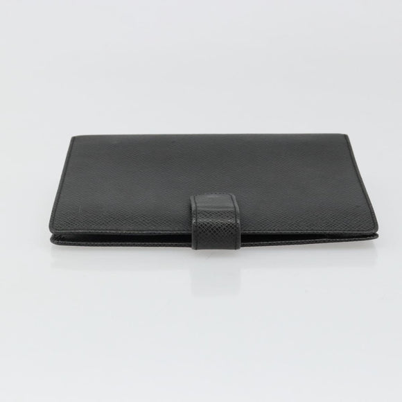 LOUIS VUITTON Taiga Leather Agenda MM Planner Cover Ardoise R20222 Auth hk3849