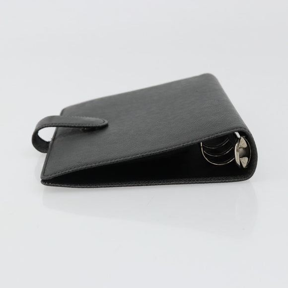 LOUIS VUITTON Taiga Leather Agenda MM Planner Cover Ardoise R20222 Auth hk3849