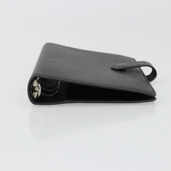 LOUIS VUITTON Taiga Leather Agenda MM Planner Cover Ardoise R20222 Auth hk3849