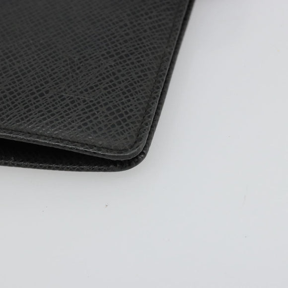 LOUIS VUITTON Taiga Leather Agenda MM Planner Cover Ardoise R20222 Auth hk3849
