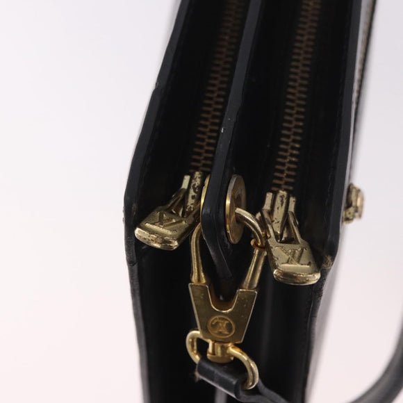 LOUIS VUITTON Epi Angian Shoulder Bag 2way Black M52112 LV Auth hk3850