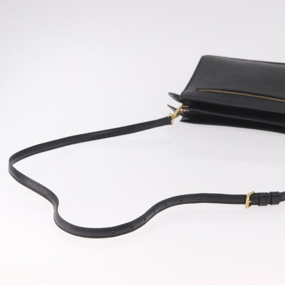 LOUIS VUITTON Epi Angian Shoulder Bag 2way Black M52112 LV Auth hk3850
