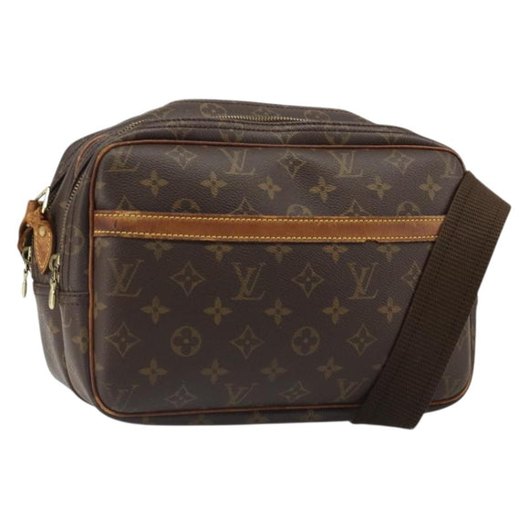 LOUIS VUITTON Monogram Reporter PM Shoulder Bag M45254 LV Auth hk3853