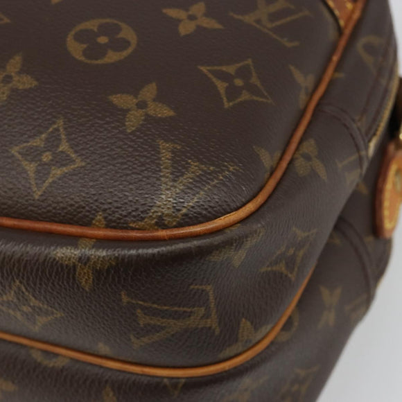 LOUIS VUITTON Monogram Reporter PM Shoulder Bag M45254 LV Auth hk3853