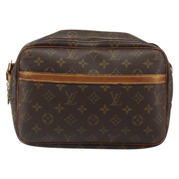 LOUIS VUITTON Monogram Reporter PM Shoulder Bag M45254 LV Auth hk3853