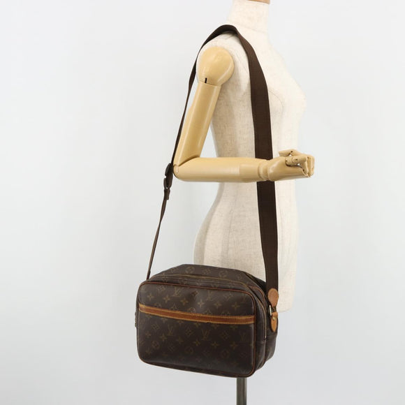 LOUIS VUITTON Monogram Reporter PM Shoulder Bag M45254 LV Auth hk3853
