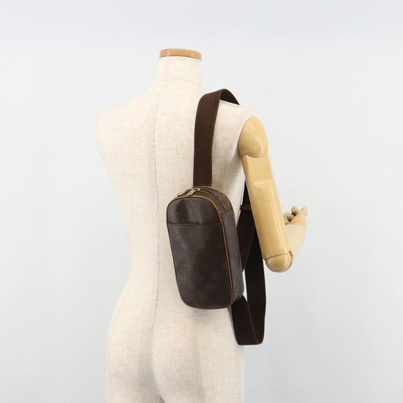 LOUIS VUITTON Monogram Pochette Gange Shoulder Bag M51870 LV Auth hk3855