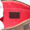 LOUIS VUITTON Damier Ebene Pochette Cosmetic PM Pouch N47516 LV Auth hk3857-9