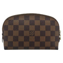 LOUIS VUITTON Damier Ebene Pochette Cosmetic PM Pouch N47516 LV Auth hk3857-2