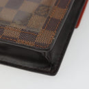 LOUIS VUITTON Damier Ebene Portello Shoulder Bag N45271 LV Auth hk3859-15