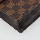 LOUIS VUITTON Damier Ebene Portello Shoulder Bag N45271 LV Auth hk3859-14