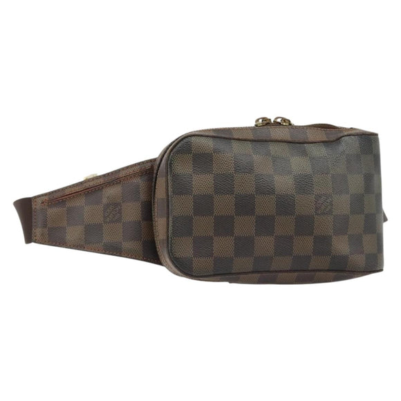 LOUIS VUITTON Damier Ebene Geronimos Shoulder Bag N51994 LV Auth hk3860