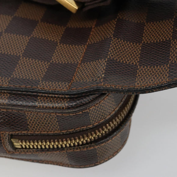 LOUIS VUITTON Damier Ebene Geronimos Shoulder Bag N51994 LV Auth hk3860