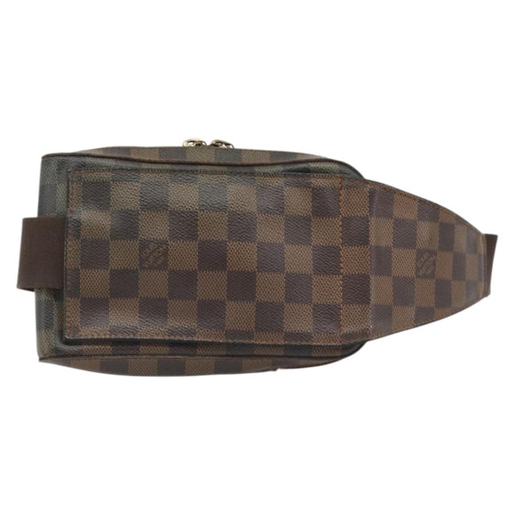 LOUIS VUITTON Damier Ebene Geronimos Shoulder Bag N51994 LV Auth hk3860