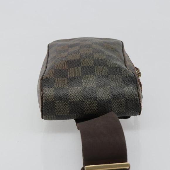 LOUIS VUITTON Damier Ebene Geronimos Shoulder Bag N51994 LV Auth hk3860
