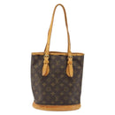 LOUIS VUITTON Monogram Bucket PM Shoulder Bag M42238 LV Auth hk3861-2
