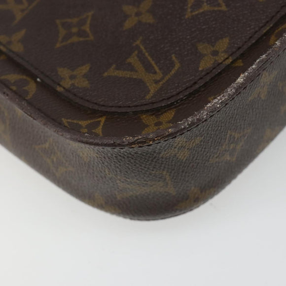 LOUIS VUITTON Monogram Saint Cloud GM Shoulder Bag M51242 LV Auth hk3862