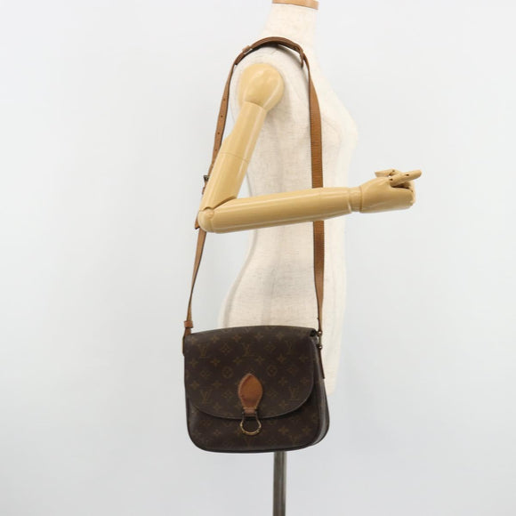 LOUIS VUITTON Monogram Saint Cloud GM Shoulder Bag M51242 LV Auth hk3862