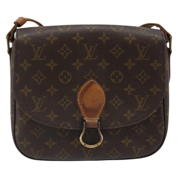 LOUIS VUITTON Monogram Saint Cloud GM Shoulder Bag M51242 LV Auth hk3862