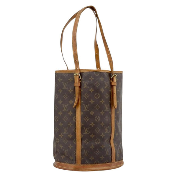 LOUIS VUITTON Monogram Bucket GM Shoulder Bag M42236 LV Auth hk3863