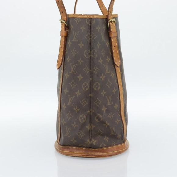 LOUIS VUITTON Monogram Bucket GM Shoulder Bag M42236 LV Auth hk3863