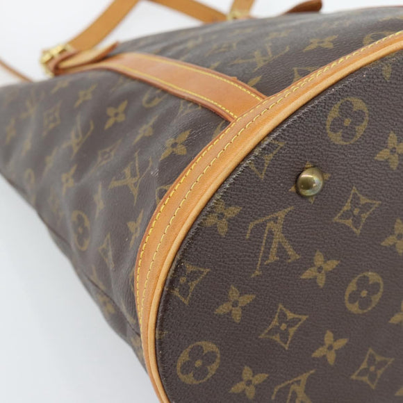 LOUIS VUITTON Monogram Bucket GM Schoudertas M42236 LV Auth hk3864