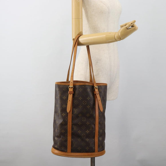 LOUIS VUITTON Monogram Bucket GM Schoudertas M42236 LV Auth hk3864