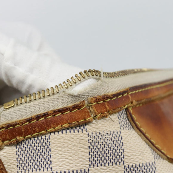 LOUIS VUITTON Damier Azur Siracusa PM Shoulder Bag N41113 LV Auth hk3871