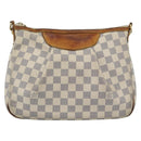 LOUIS VUITTON Damier Azur Siracusa PM Shoulder Bag N41113 LV Auth hk3871-13