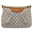 LOUIS VUITTON Damier Azur Siracusa PM Shoulder Bag N41113 LV Auth hk3871-2