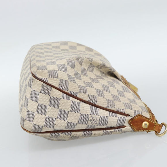 LOUIS VUITTON Damier Azur Siracusa PM Shoulder Bag N41113 LV Auth hk3871