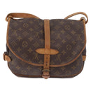 LOUIS VUITTON Monogram Saumur 30 Shoulder Bag M42256 LV Auth hk3872-2