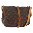 LOUIS VUITTON Monogram Saumur 30 Shoulder Bag M42256 LV Auth hk3873-1