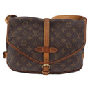 LOUIS VUITTON Monogram Saumur 30 Shoulder Bag M42256 LV Auth hk3873-13