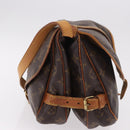 LOUIS VUITTON Monogram Saumur 30 Shoulder Bag M42256 LV Auth hk3873-3