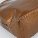 LOUIS VUITTON Monogram Vernis Reade MM Hand Bag Bronze M91143 LV Auth hk3883-15