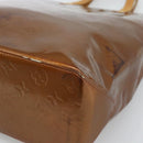 LOUIS VUITTON Monogram Vernis Reade MM Hand Bag Bronze M91143 LV Auth hk3883-16