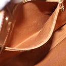 LOUIS VUITTON Monogram Vernis Reade MM Hand Bag Bronze M91143 LV Auth hk3883-22