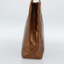 LOUIS VUITTON Monogram Vernis Reade MM Hand Bag Bronze M91143 LV Auth hk3883-4