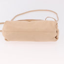 Chloe Lily Hand Bag Leather 2way Beige Gold Auth hk3885-5