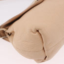 Chloe Lily Hand Bag Leather 2way Beige Gold Auth hk3885-16