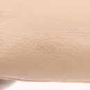 Chloe Lily Hand Bag Leather 2way Beige Gold Auth hk3885-10